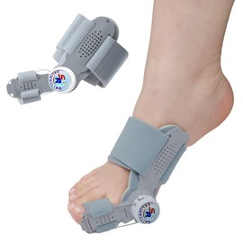 SOARFLY Hallux Valgus Korrektur, Verstellbare Hallux Valgus Schiene für Tag & Nacht Reduziert Schmerzen und Belastung, Orthopädische Ballenzeh-Korrektur für Damen und Herren