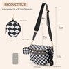 Checkered Crossbody Bag, Bum Bag, Bumbags For Women Crossbody, Spacious