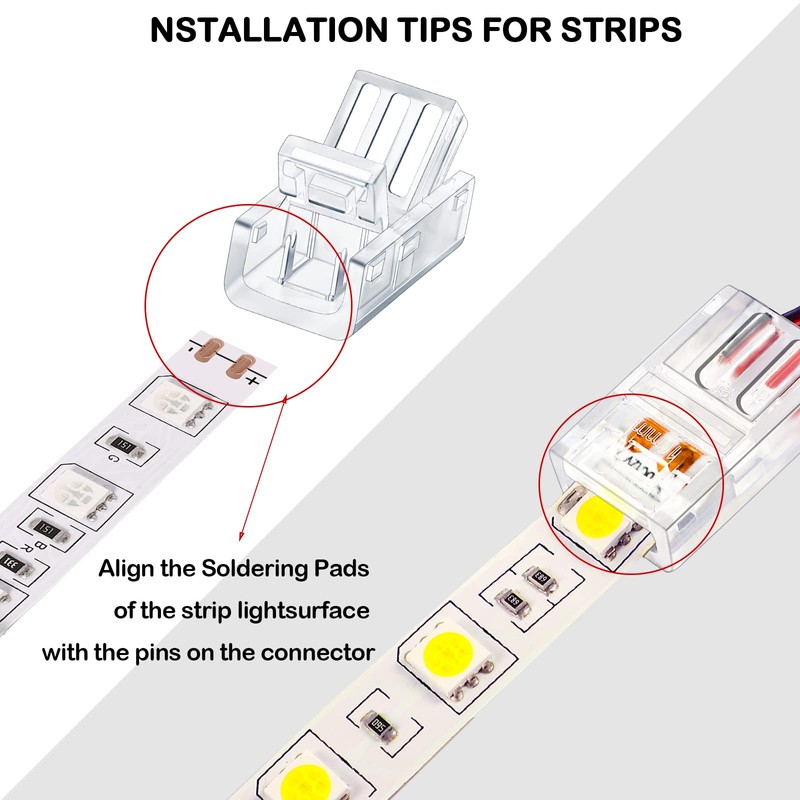 Flutesan 40 Pcs 2 Pin, 8 mm RGB LED Light