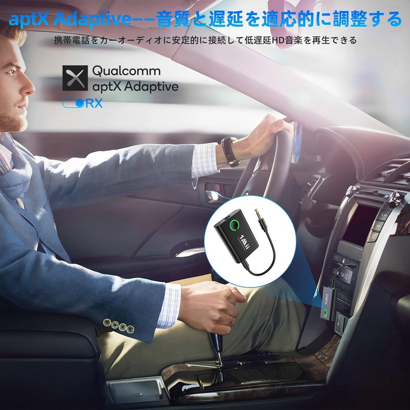 1Mii Bluetooth 5.3 Transmitter TV Bluetooth Receiver Audio Transmitter Receiver,