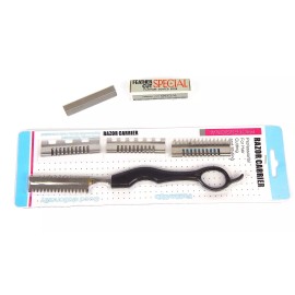 Beauty Headquarters 6 PCS METAL COMB FOR BARBER SHAVING,TRIMMER, THINNING HAIR RAZOR