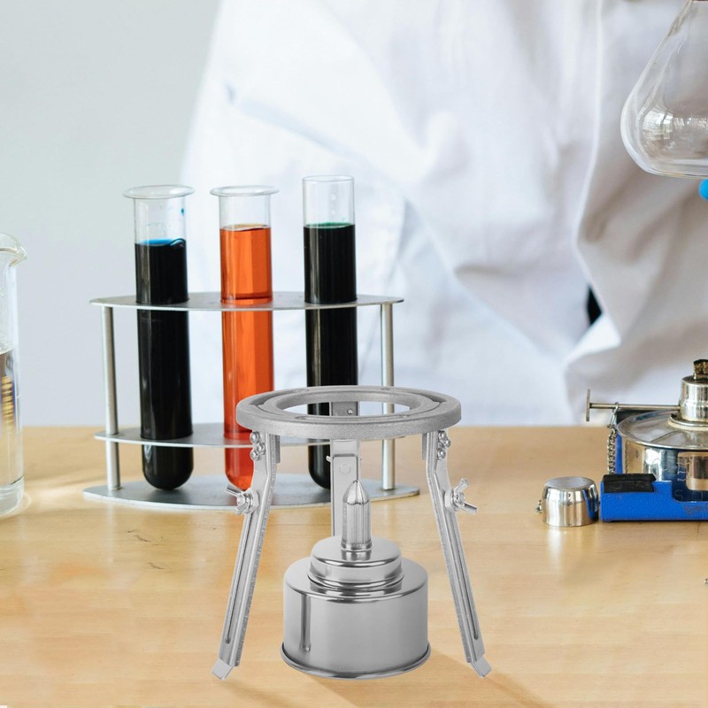 iplusmile Lamp Lab Tripod Stand Adjustable Height Lab Bunsen Burner