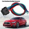 LIZAPUS 8-Way Front Headlamp Headlight Connector Plug Compatible with Nissan
