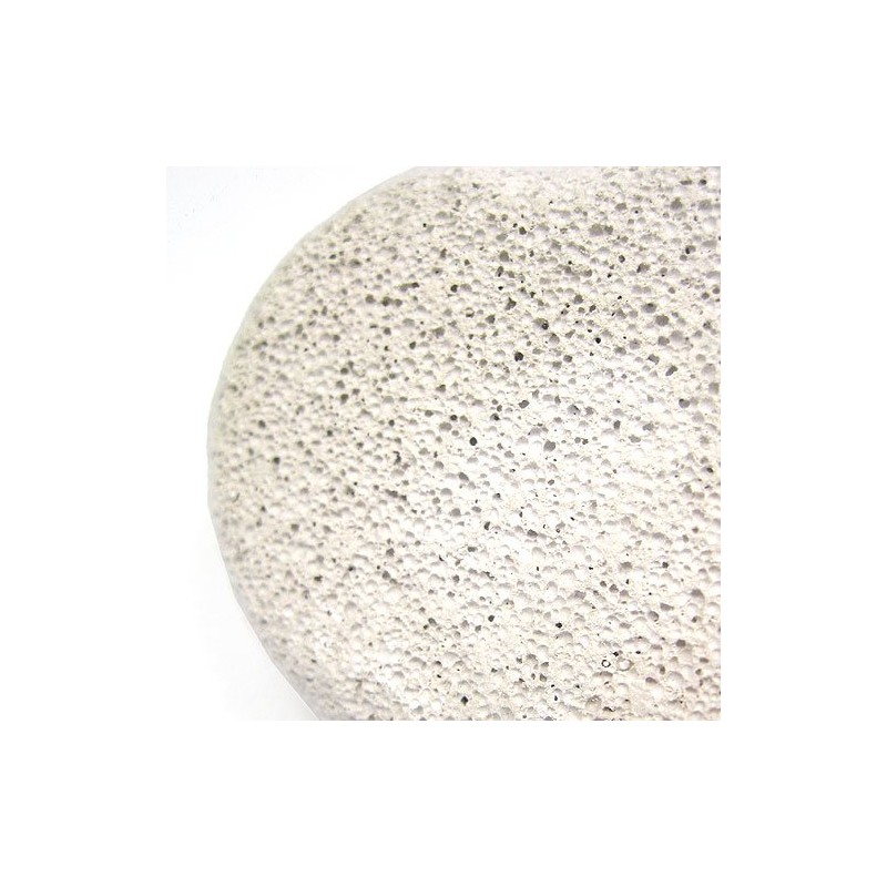 MGS SHOP Natural Pumice Stone Hearts with Cord Set Foot