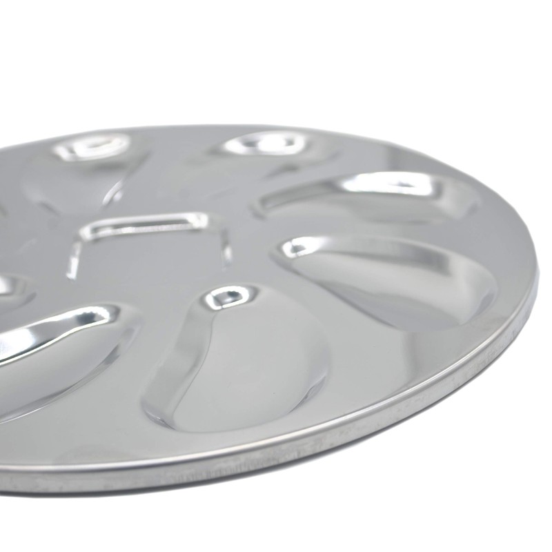 2 Pack Stainless Steel Oyster Plate for Oysters
