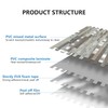 Midcard 20 Sheets Peel and Stick Backsplash PVC Wall Tile,for