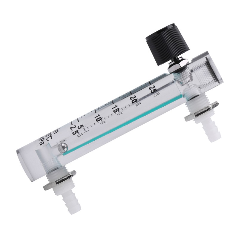 LZQ-5 Flowmeter 2.5-25LPM Flow Meter with Control Valve for Oxygen/Air/Gas