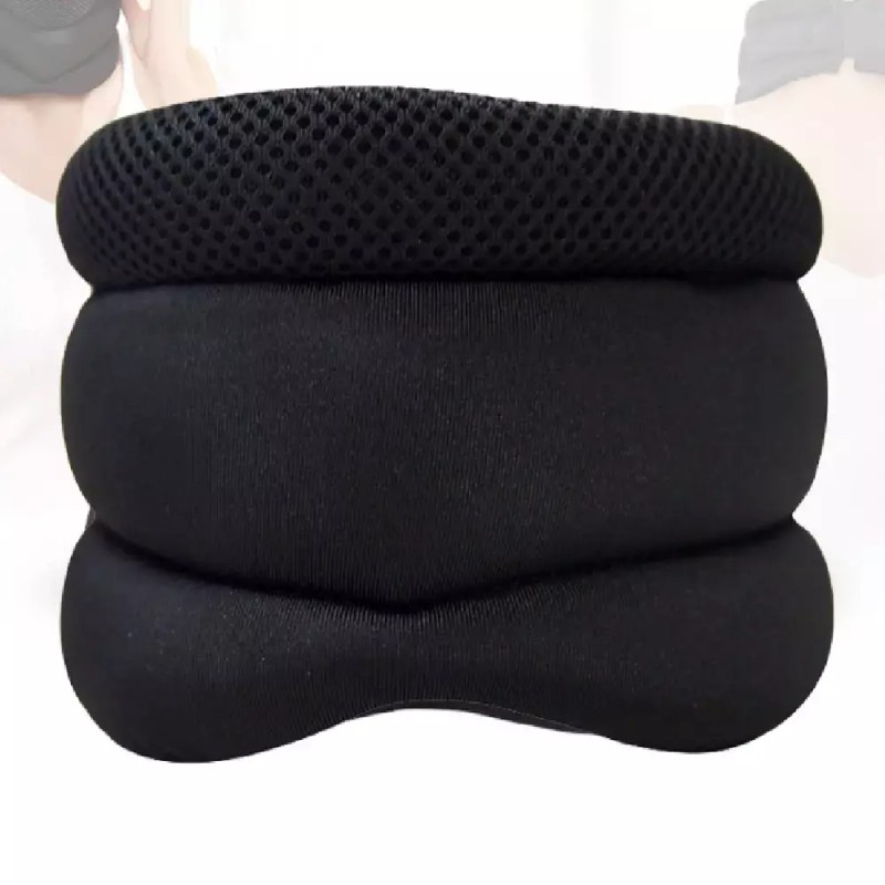 푹신한 사이즈조절 에어메쉬 목받침 고정 목보호대 Soft Adjustable Air Mesh