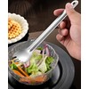 MAXCOOK Titanium Camping Utensil Set Lightweight Titanium Flatware Long Fork