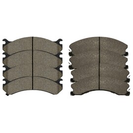 AutoShack Front and Rear Performance Ceramic Brake Pads Set 8pcs Replacement for 2009-2017 Chevy Express 3500 2017-2019 Express 4500 2009-2017 GMC Savana 3500 2009-2019 Savana 4500 4X RWD PCD784-1411