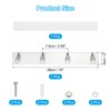 PATIKIL Wall Mounted Coat Rack 10" 304 Stainless Steel Beveled