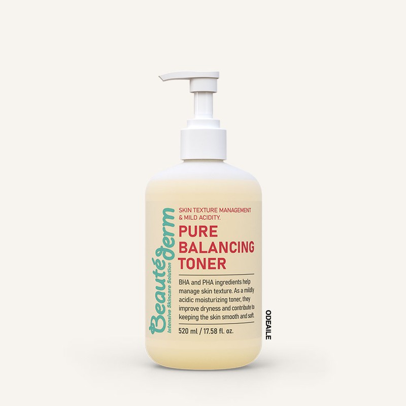 Bottederm Toner Pure Balancing 520ml Oily Trouble [Single Item] Pure