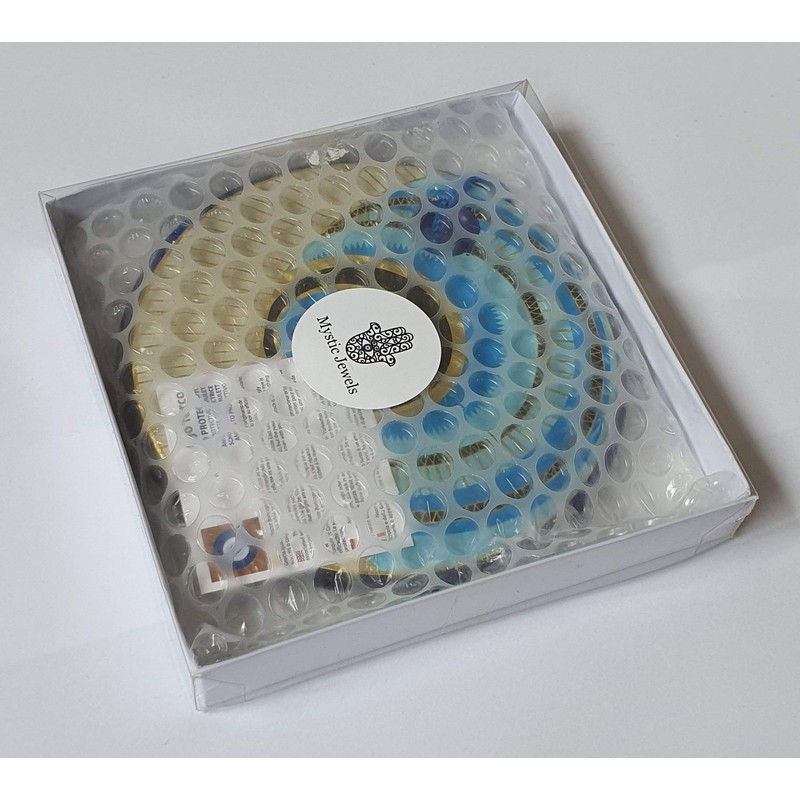 Turkish Eye in Gold - Home Wall Decor (Model 1)