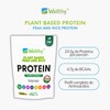 Wellthy Proteina Vegana sabor Vainilla 900g. 24.5 de Proteína por