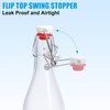 33OZ Swing Top Glass Bottles,2 Pack with Airtight Closures for