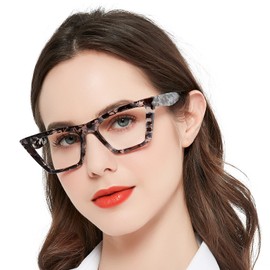MARE AZZURO Cat Eye Reading Glasses Women Oversized Readers 1.00 1.25 1.50 1.75 2.00 2.25 2.50 2.75 3.00 3.50 4.00 5.00 6.00 (Grey, 2.0)