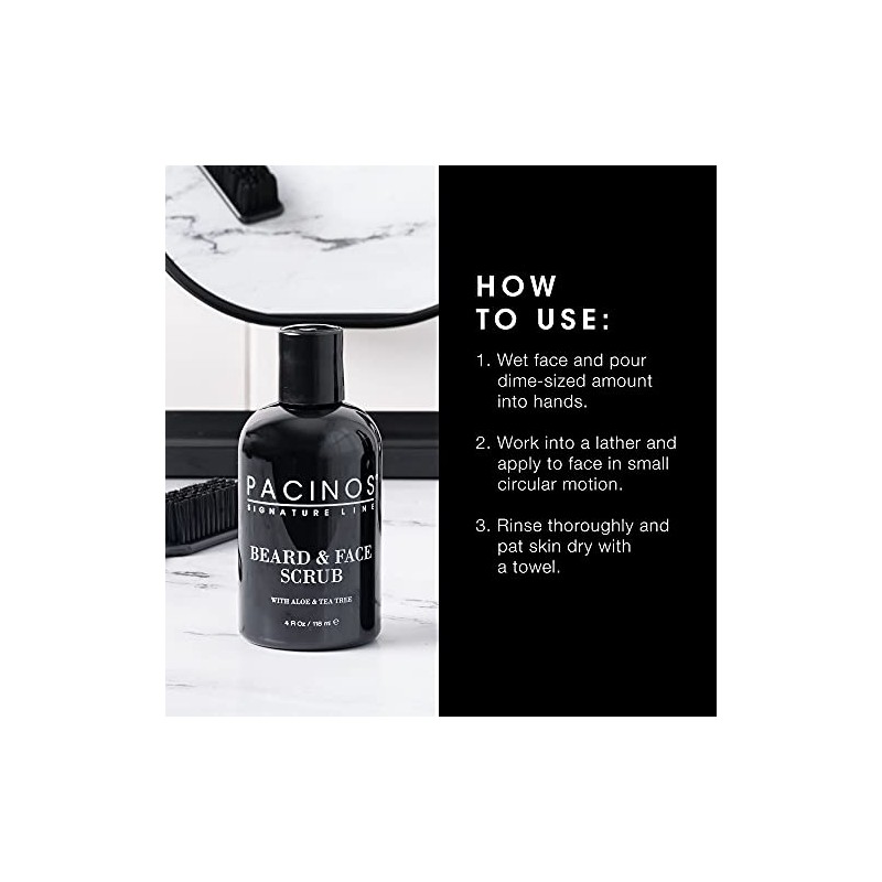 Pacinos Shave System Aloe & Tea Tree Beard & Face