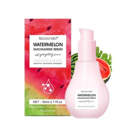 Watermelon Glow Dew Drops Suero de niacinamida, suero facial ligero y humectante con ácido hialurónico, suero facial hidratante con ácido hialurónico glicerina vitamina E