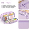 Large Capacity Pencil Case with 3 Compartments, Pencil Pouch for