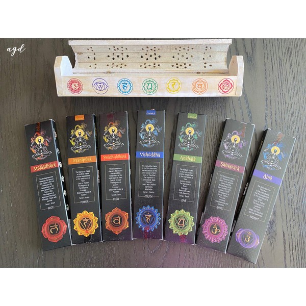 Goloka Seven Chakra Kit - Perfect for Meditation, Reiki, Yoga,