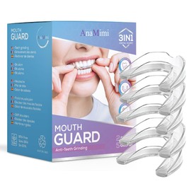 Protect Your Smile while sleeping, Night Guard for grinding teeth, night comfort guaranteed, relieve your bruxism with our dental protector.The mouth guard for teeth will also protect you during your travels with its case