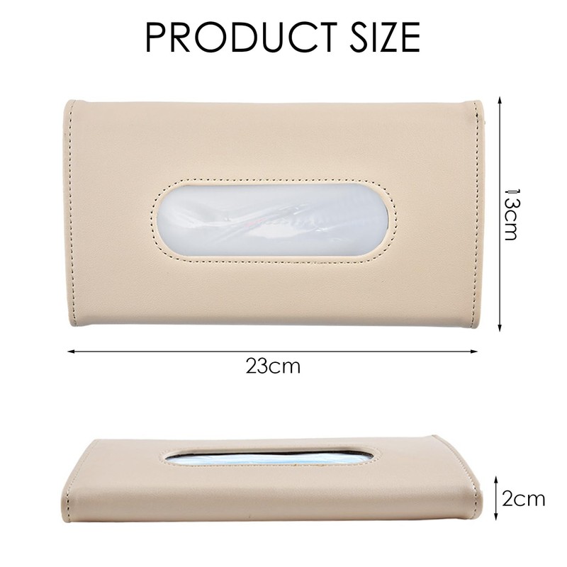2 Pieces Car Sun Visor Tissue Box, Car Accessories, Portable