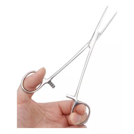 Hergom Premium Pinzas Hemostáticas Acero Inoxidable Alemán Hergom Premium Tipo De Pinza Porta Agujas Mayo Hegar 18 Cm