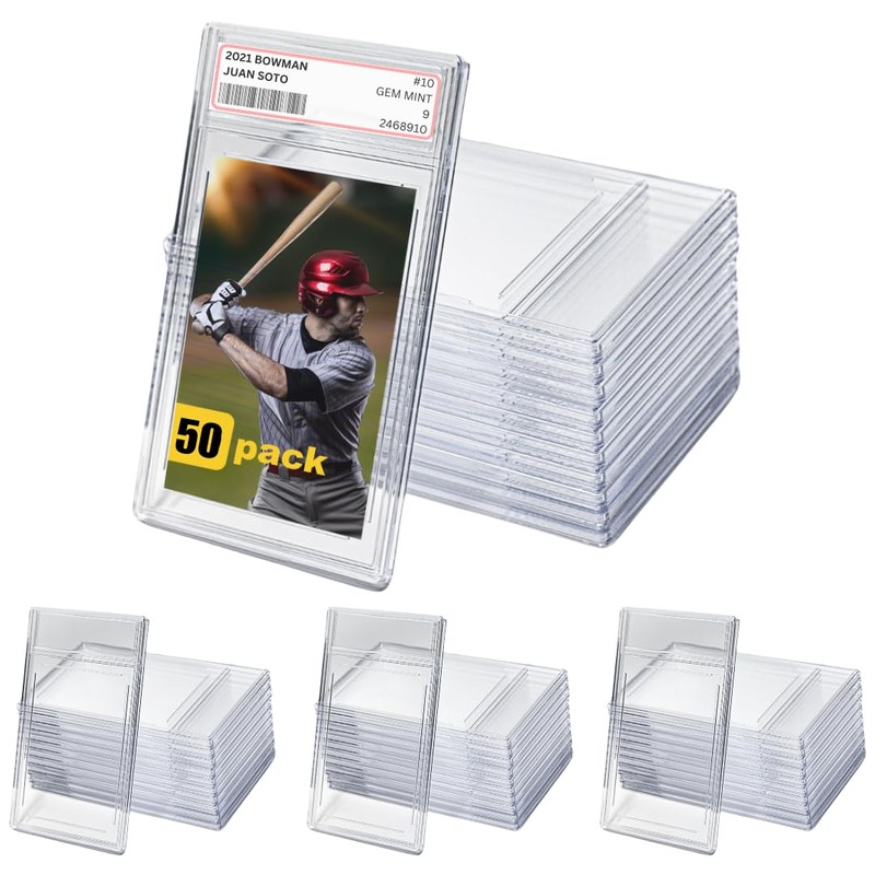 Empty Graded Card Slab (Pack of 50) for Trading Sports