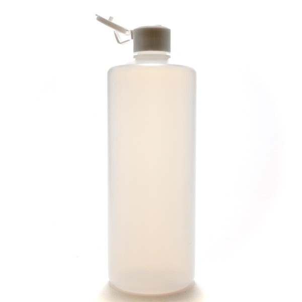 Plastic Container, 16.9 fl oz (500 ml), PE, Straight Bottle,
