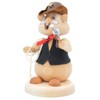 Kuhnert - Hamster Smoker Figurine Solid Wood Turned 13 cm