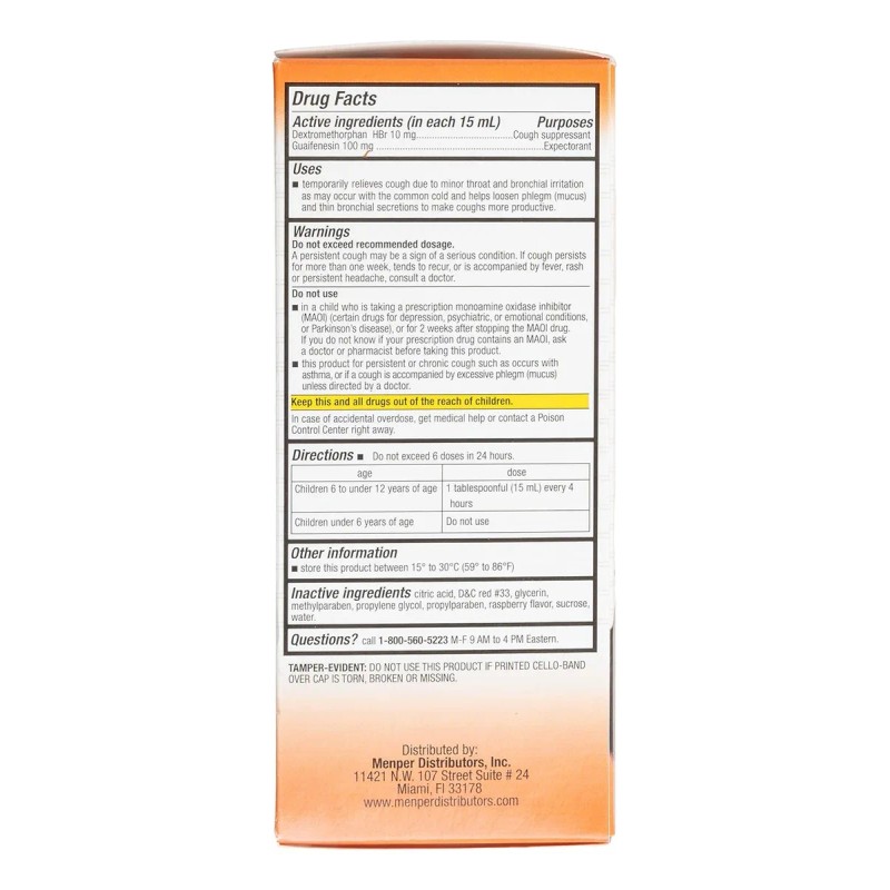 Jarabe Para La Tos Infantil Defensolito 4.05 Oz Fl -