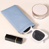 Pebipoo Glasses Cases Soft, Leather Eyeglasses Cases, Squeeze Top Portable