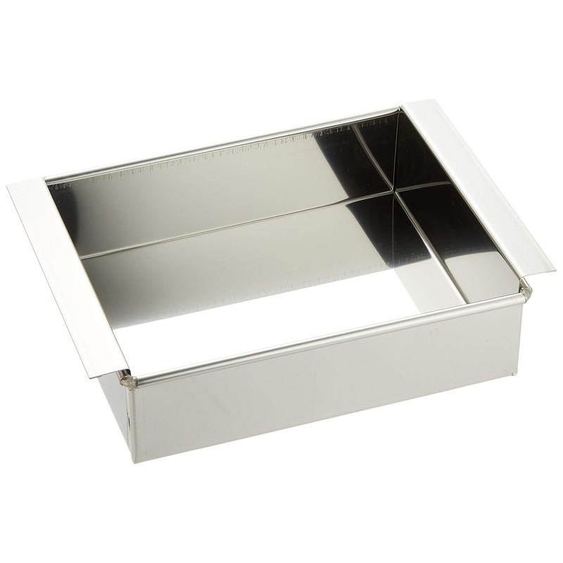 Endoshoji TKG ATM08012 Egg Tofu Agar Jelly Mold, Rectangular, Stainless