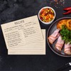 KTFNOMES 100 Count Recipe Cards, Recipe Cards 4x6 Rustic Kraft,