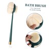 COLLBATH Dual-sided Soft Bristle Bath Brush with Handle Back Scrubber
