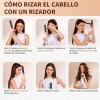 Novaka 5en1 Multifunción Peine Alisador Y Rizador De Aire Caliente