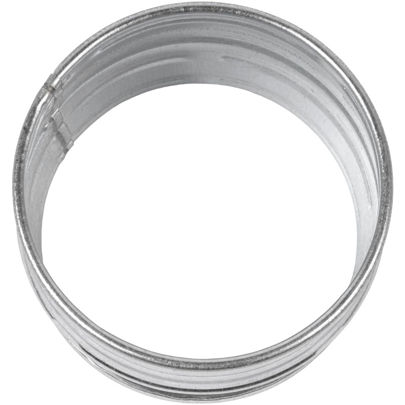 4" Inch Galvanized Metal Vent Duct Connector - Round Extension