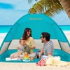 Alvantor Beach Tent Beach Umbrella Outdoor Sun Shelter Cabana Automatic