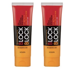 Autri Block & Block Original Sun Cream SPF42 PA++, 80g, 2 pieces / 오뜨리 블록 앤 블록 오리지널 선크림 SPF42 PA++, 80g, 2개