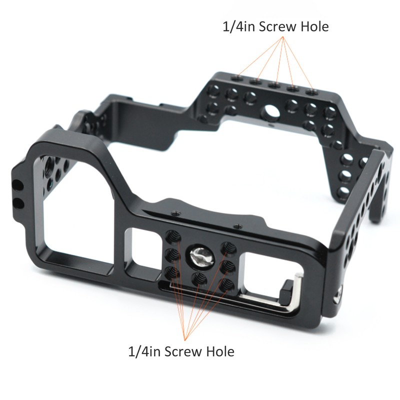 Camera Video Protective Cage Aluminum Alloy Shooting Extension Bracket for