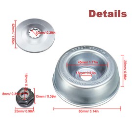 ZAMDOE Blade Adapter Attachment Maintenance Kit for Stihl Trimmers FS55 FS56 FS70 FS80 FS83 FS85 FS90 FS100 FS110RX FS120 FS130 FS200 FS250 FR450 Brush Cutter Gardening Machine