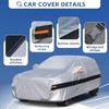 Holthly SUV Car Cover Custom Fit VW Touareg 2002-2018, Car