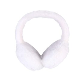 Supvox Soft Earmuffs Plush Outdoor Winter Warmer Earmuffs Ear Warmer Headband for Girls Women, White