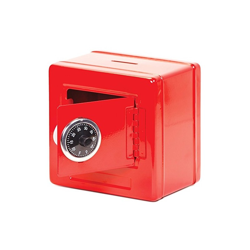 Combination Money-Box Safe (Color May Vary - Black, Red, Blue)