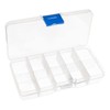 10 Compartment Transparent Small Storage Box 7 x 13 x