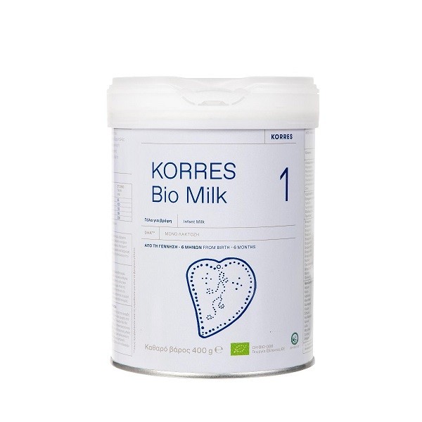 Korres Bio Milk 1 for Babies (0-6m) 400gr