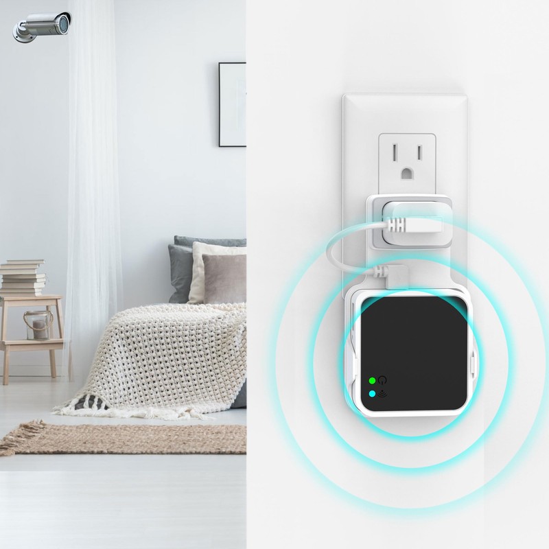HomeMount Outlet Wall Mount for Blink Sync Module 2, Space