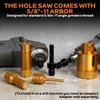 KSEIBI 615327 Diamond Hole Saw, 5 Inch (127mm) Diamond Core