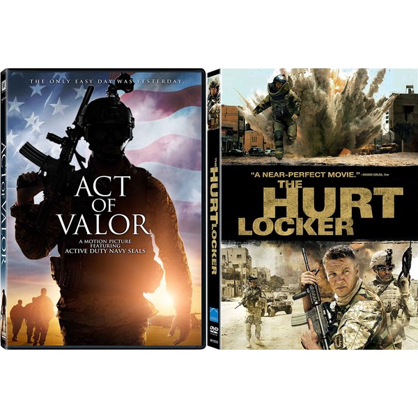 Modern War Drama Collection - Act of Valor & Hurt Locker 2-DVD Bundle [DVD]