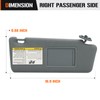 Sun Visor for 2005-2015 Toyota Tacoma Without Light, Right Passenger